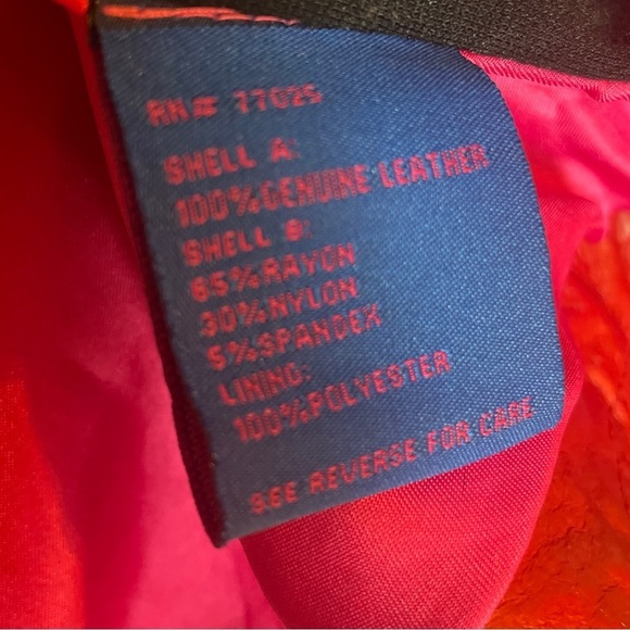 Twiggy London Red Leather Jacket - Picture 12 of 12